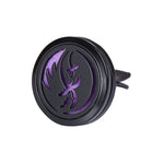 Refillable Car Air Freshener Clip | Stainless Steel Vent Diffuser Locket detail view