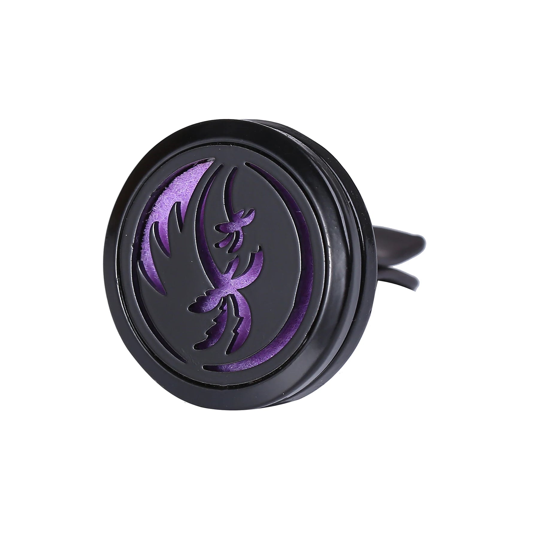 Refillable Car Air Freshener Clip | Stainless Steel Vent Diffuser Locket detail view