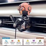 Cool Fun Rotate Plane Captain Shiba Inu Pilot Dog Car Air Freshener | Vent Clip Decorati detail view
