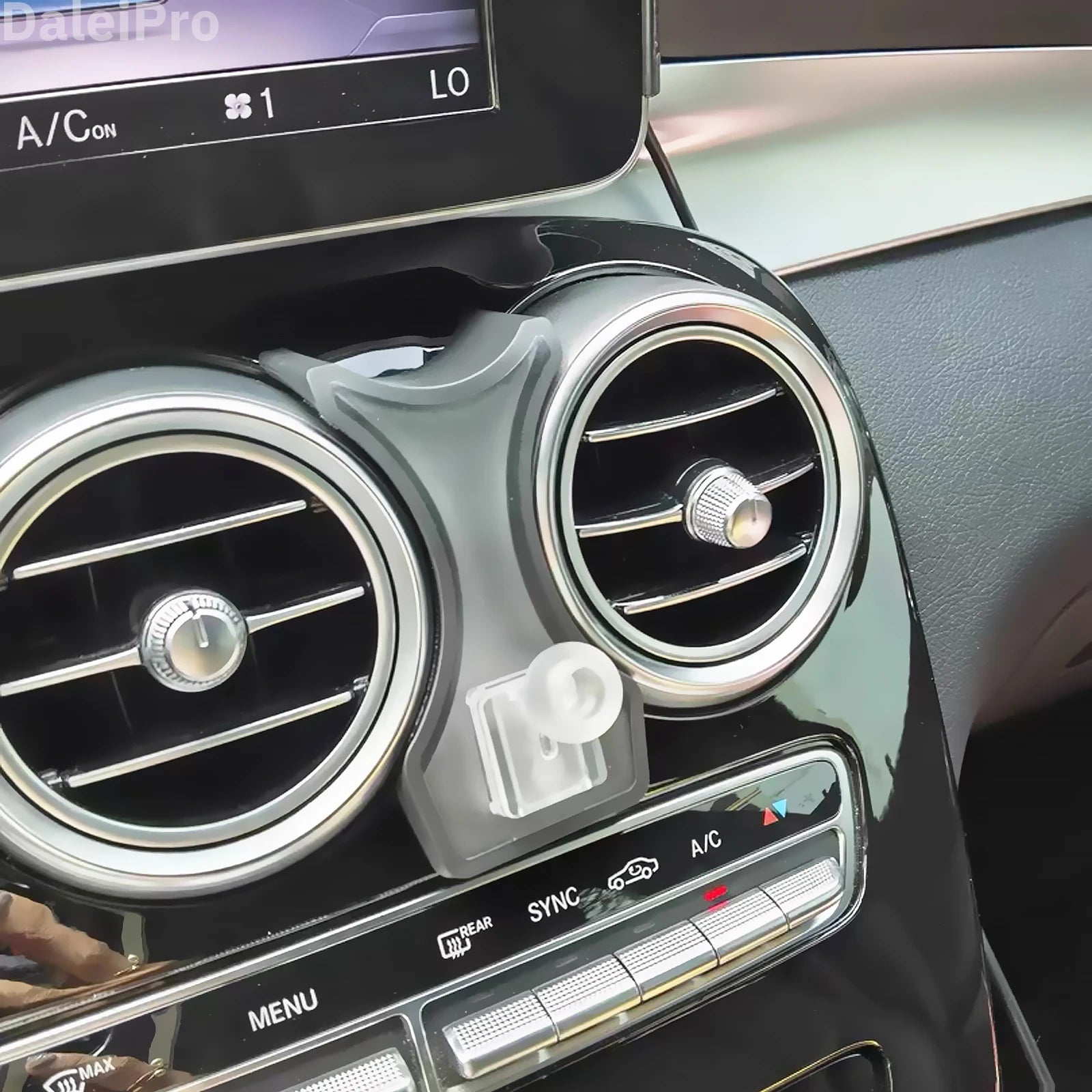 Special Phone Holder for Mercedes-Benz GLC X253 2016 2017 2018-2022 Car Wireless Chargin detail view