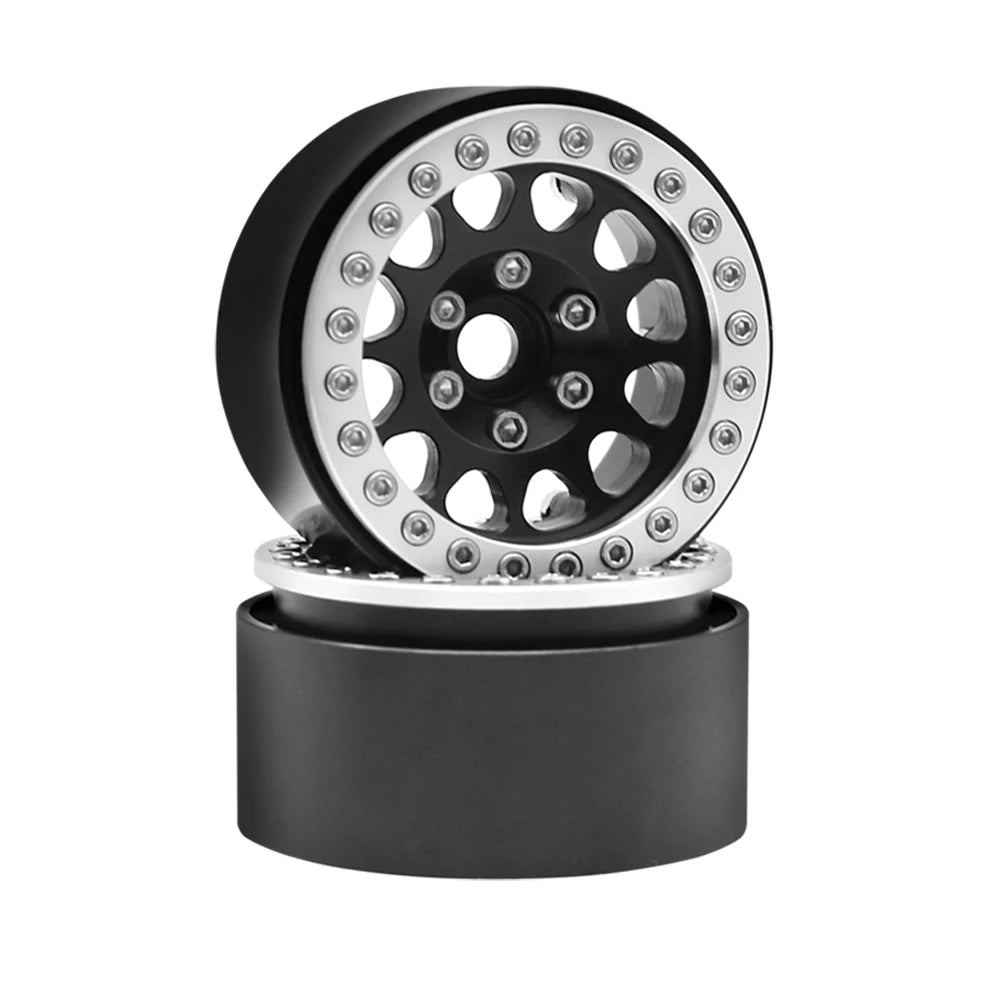 Metal 1.9 Beadlock Wheel Rim Hub for 1/10 RC Crawler D90 detail view