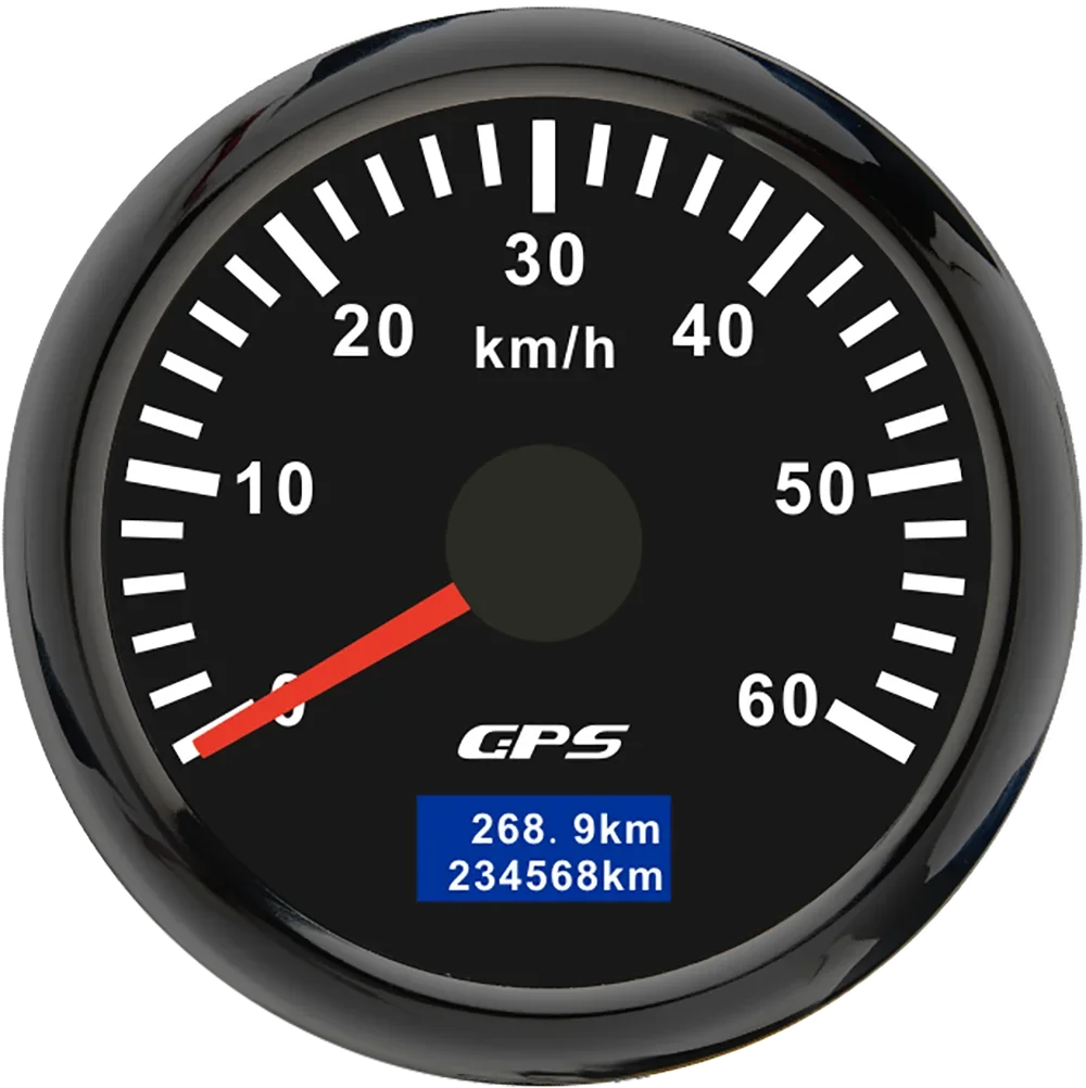 30/60/80/120/200 Km/h GPS Speedometer 52MM Car Truck Speed Gauge Meter With GPS Anten lifestyle view
