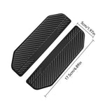 2Pcs Carbon Fibre Universal Car Rear View Mirror Rain Cover Sun Visor Eyebrow Side View Mirror Rain Guard Auto Protection