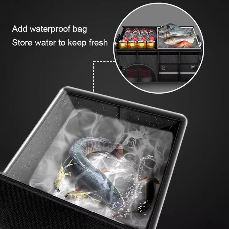 Foldable Waterproof Oxford Cloth Car Trunk Storage Organizer lifestyle view