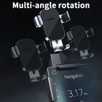 Aluminum Alloy Car Phone Holder for Tesla Model Y/3 | Gravity Navigation Support alternate view