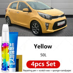 Car Paint Repair Pen For 2004-2025 KIA PICANTO Paint Scratch Repair Accessories 4PCS lifestyle view