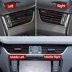 Car Front Air Conditioning AC Vent Grille Outlet Slider Tab Clip Repair For Skoda Octavia 2015-2021 5E0819701 5E0819702