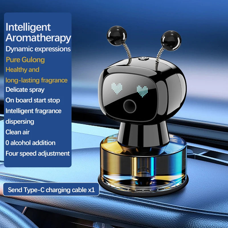 Rechargeable Smart Car Air Freshener | Adjustable AI Aroma Diffuser alternate view