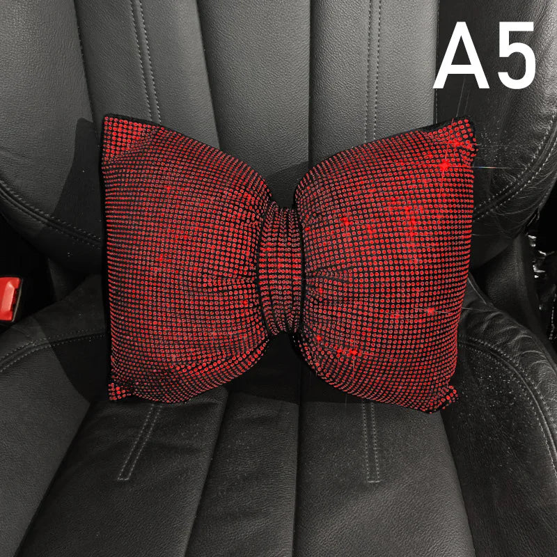 Ladies Car Interior Accessories Shiny Diamond Universal Car Seat Cover Fashion Luxu additional angle
