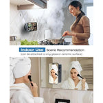 360° Adjustable Magnetic Suction Phone Holder for Car and Mirror additional angle