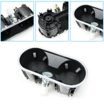 Car Front Center Console Cup Holder Compartment for Porsche Cayenne 2011-2017 | Direct close-up view