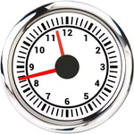 52mm 12-Hour Digital Clock Gauge | 8-Color Backlight for Car Truck Yachts close-up view