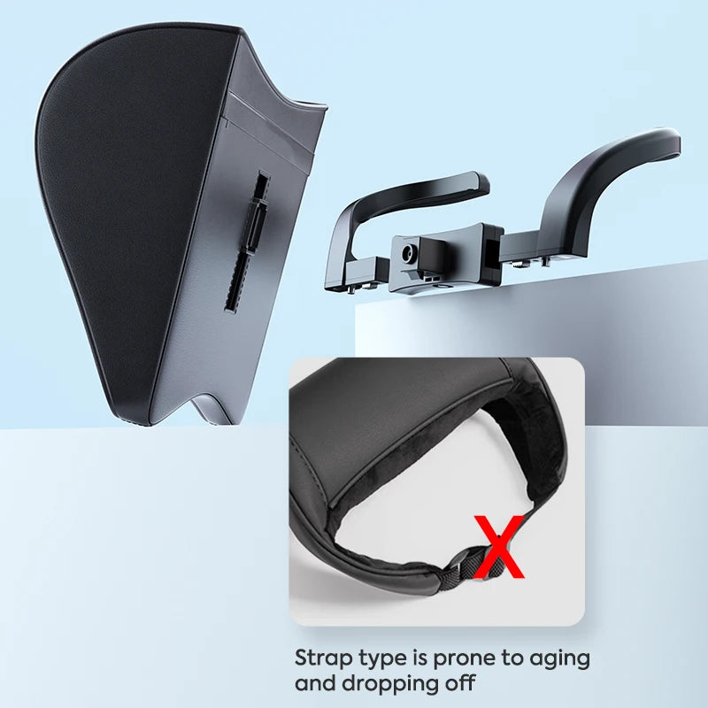 Tesla Model 3 & Model Y Memory Foam Neck Pillow | 5D Headrest Support for Neck Stiffne close-up view
