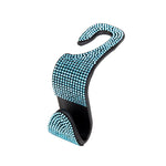 Rhinestone Decor Car Seat Back Hook Hanger Universal Bling Diamond Vehicle Auto Headr lifestyle view