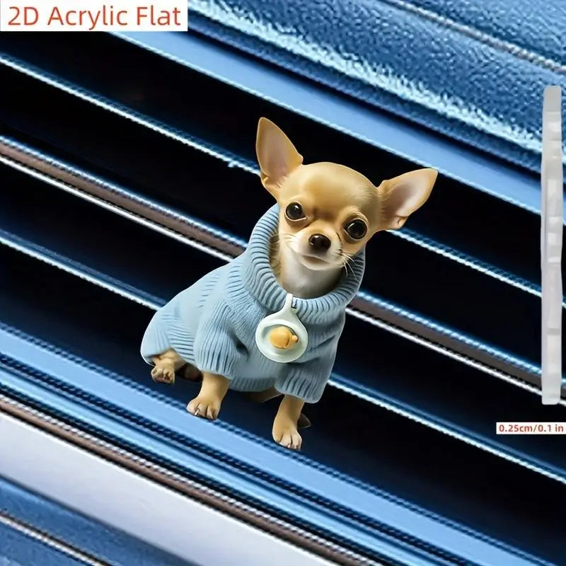 Car Outlet Vent Perfume Clips | 2D Air Freshener Diffuser for Car Interior Decoration alternate view