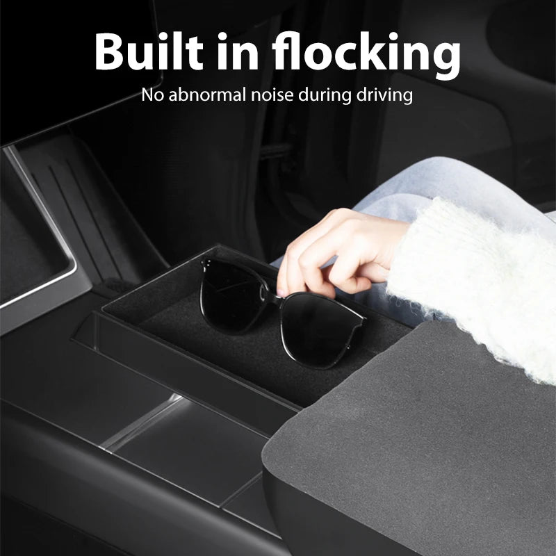Lcars Special Car-Specific Armrest Box Suitable for the New Tesla Model Y/Yl/3 Original detail view