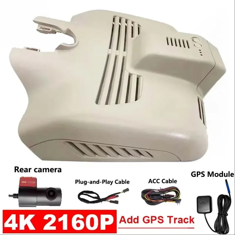 4K WiFi Dash Cam for Mercedes C Class W205 C204 C205 | Plug and Play Hidden Car DVR detail view