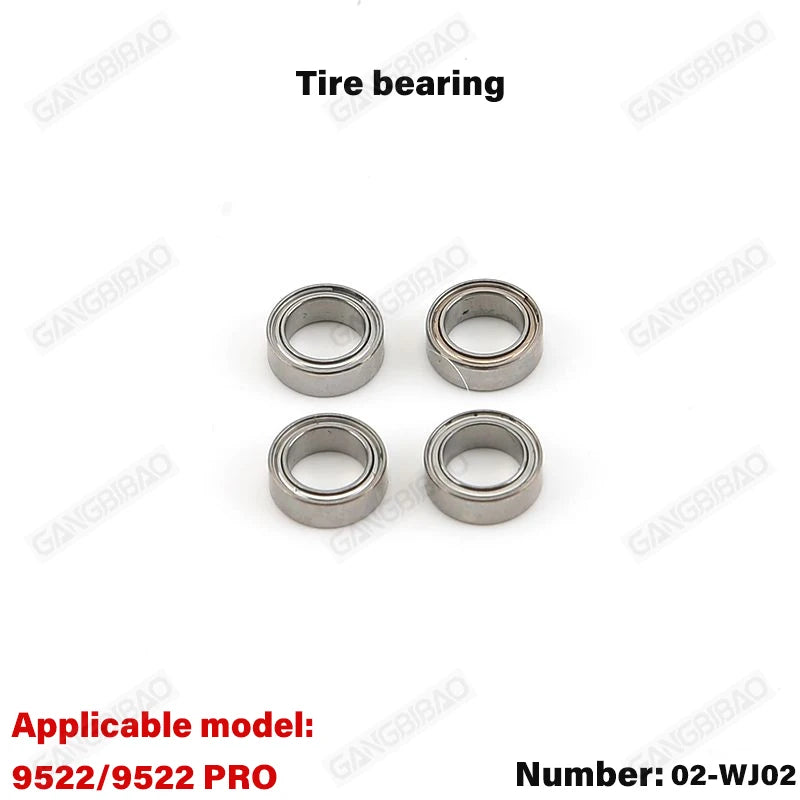 9522 PRO Remote Control Car Parts Swing Arm, Pull Rod, Steering Cup, Tire, Chassis, Tran detail view