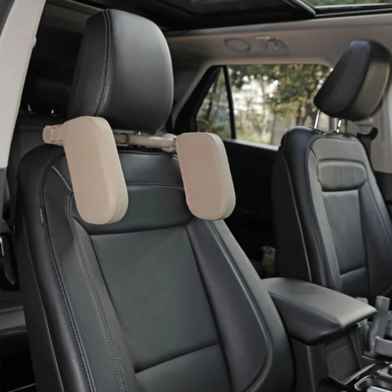 Car Neck Headrest Pillow Cushion Seat Memory Foam Pad Sleep Side Head Telescopic Supp alternate view