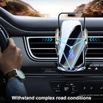 Wireless Car Charger Mount with Auto Quick Release | Vent Installation Phone Holder alternate view