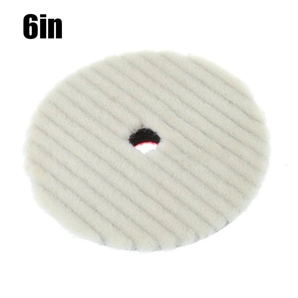 6/7 Inch Car Polishing Pad | Auto Soft Wool Buffing Disc for Professional Detailing detail view