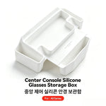 YZ Center Console Armrest Storage Box For Tesla Model 3 Y YL Glasses Tray Organizer Car Interior Accessories Support Car Glasses