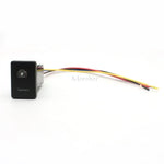 Blue LED Light Car Front Camera Switch Push Button with Wire for Toyota close-up view