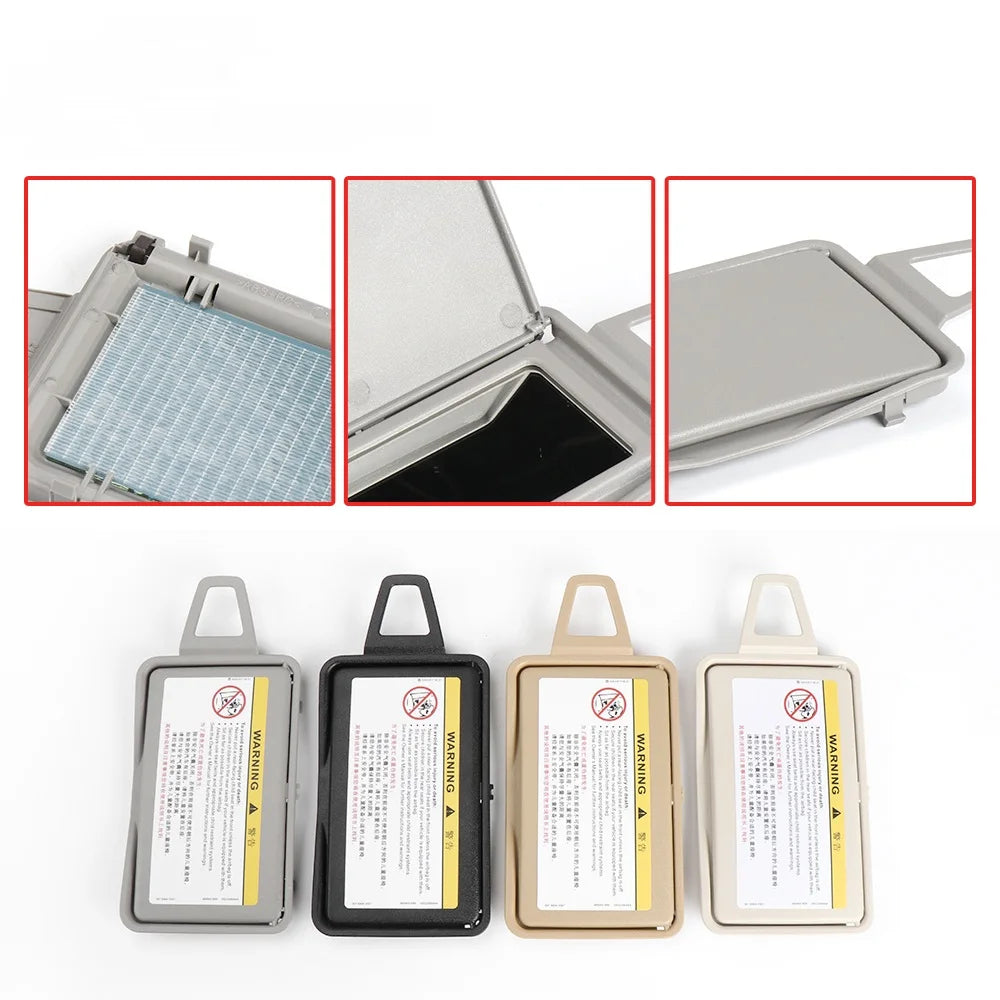 W211 Car Sun Shade Visor Makeup Cosmetic Mirror Cover For Mercedes Benz E Class 2003-2008 E320 E350 E500 E550 2118100310