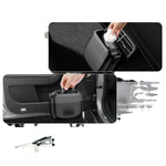 Car Trash Can with Lid Door Mount Garbage Bin for Vehicle Waterproof Car Waste Basket lifestyle view