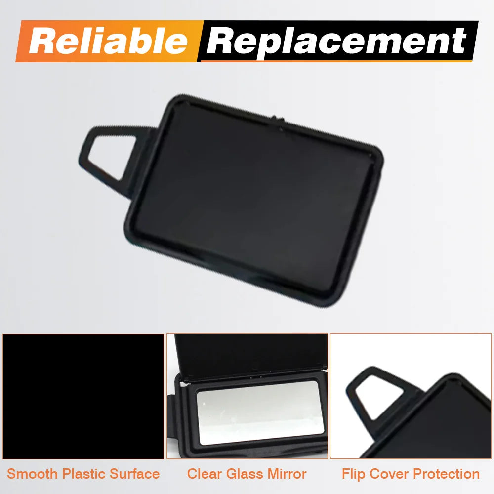 Car Left Right Sunshade  Sun Visor Panel Makeup Mirror Glass Cover For Mercedes-Benz E Class W211 2003 2004 2005 2006-2008 LHD