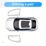 100 Blackout Car Sun Shield Shades | Magnetic UV Protection Window Curtains lifestyle view