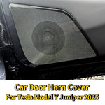 For Tesla Model Y Juniper 2025 Car Audio Speaker Cover Trim | Stainless Steel Sound Fram detail view