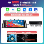 Linux Wireless Carplay Android Auto Car Radio Multimedia For BMW 5 Series F10 F11 2011 close-up view