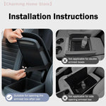 【M】Car Armrest Cushion Booster Pad Central Armrest Box Plush Pad Protection Cover Anti Scratch Universal Heightening Pad