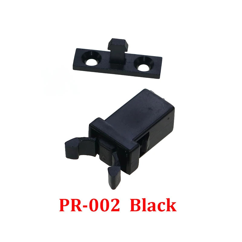 10-20PCS Garbage Bin Plastic Switch Door Lock Self-locking Press Type Spring Lock Buck close-up view