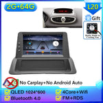 Carplay for Renault Clio 3 2005-2014 | Android 16 GPS Navigation Car Radio with 2K additional angle