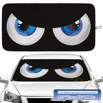 Devil's Eyes 70x150cm Cartoon Car SunShade Windscreen Front Window Visor | Solar Protect detail view