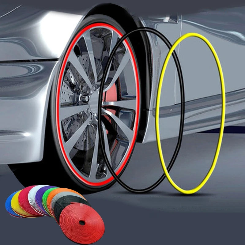 Universal Car Rim Protect Strip Wheel Edge Protector Car Wheel Sticker Tire Protection Care Covers C
