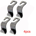 Car Headrest Hanger Hook for Bag Pouch Clothes Storage lifestyle view