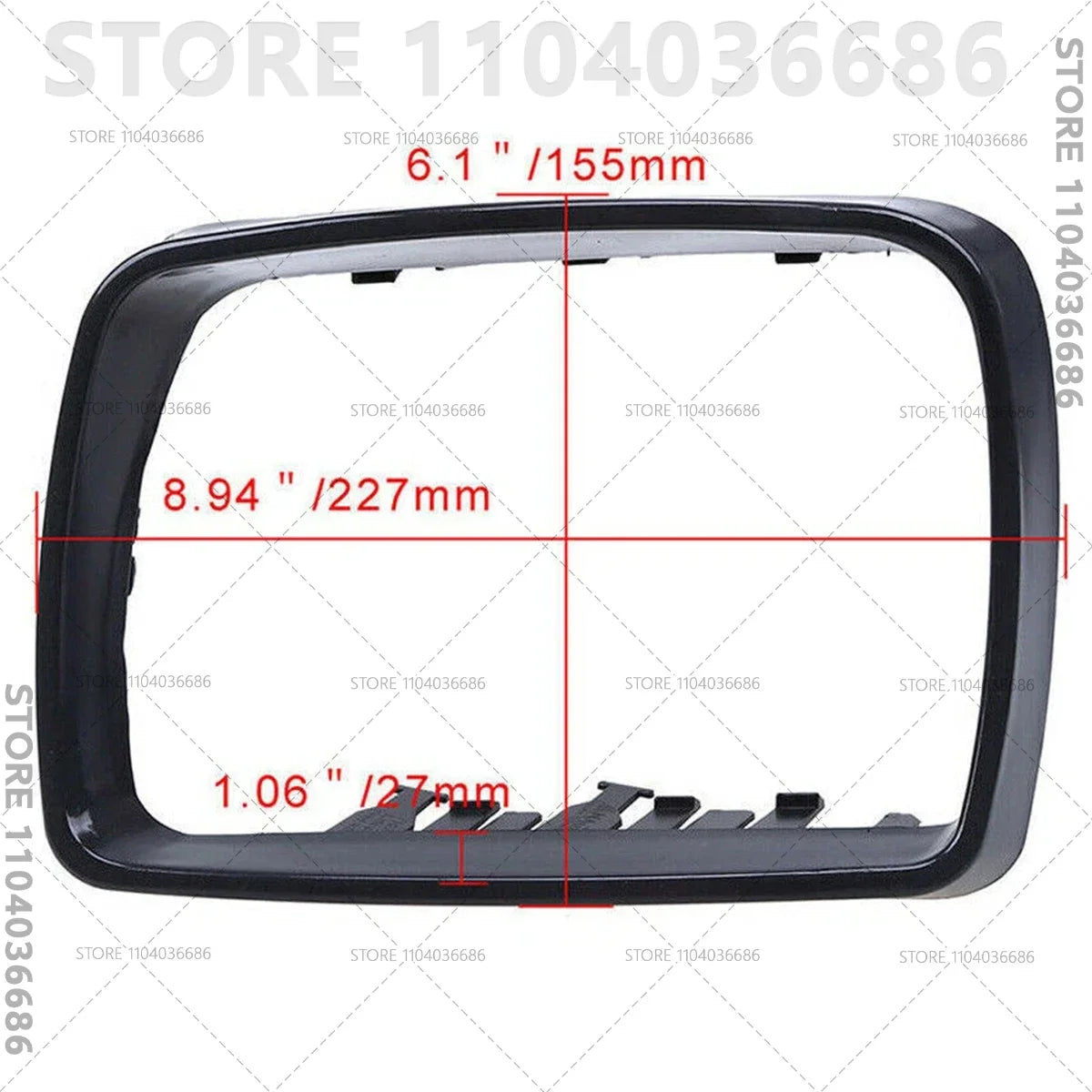 For 2000 2001 2002 2003 2004 2005 2006 BMW X5 3.0i  4.4i  4.8is E53 Wing Door Mirror Cover Casing