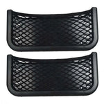 2 Pcs ABS Car Phone Holder Storage Net Pocket 252mm x 120mm alternate view