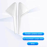 For New Tesla Model Y Juniper 2025+ ABS Carbon Pattern Side Camera Cover | Protective St detail view