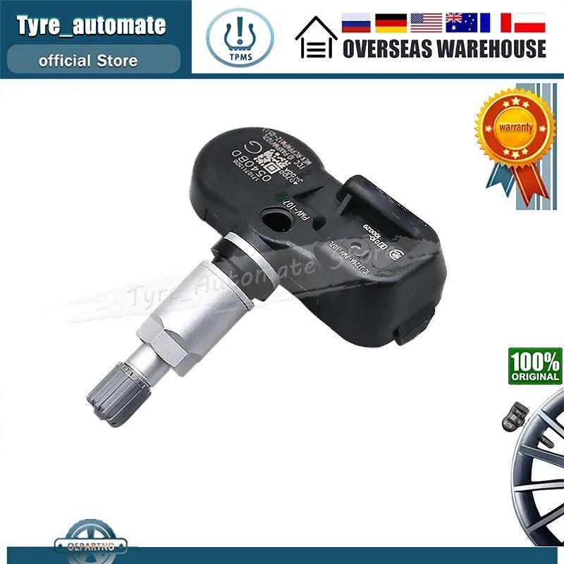 SET of 4 TPMS PMV-107K 433MHz Tire Pressure Sensors for Lexus GS ES LS | 42607-50010 lifestyle view