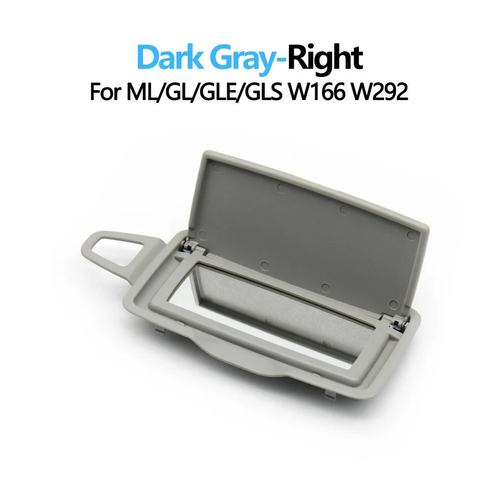 W166 W292 Car Sun Shade Visor Makeup Cosmetic Mirror Cover For Mercedes Benz ML GL GLE GLS Class ML300 ML350 ML400 GL350 GL400