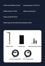 Portable Wireless Car Tire Inflator | Quick Charging Digital Air Pump lifestyle view