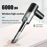 16000PA Wireless Car Vacuum Cleaner | Handheld Cordless for Auto & Home close-up view
