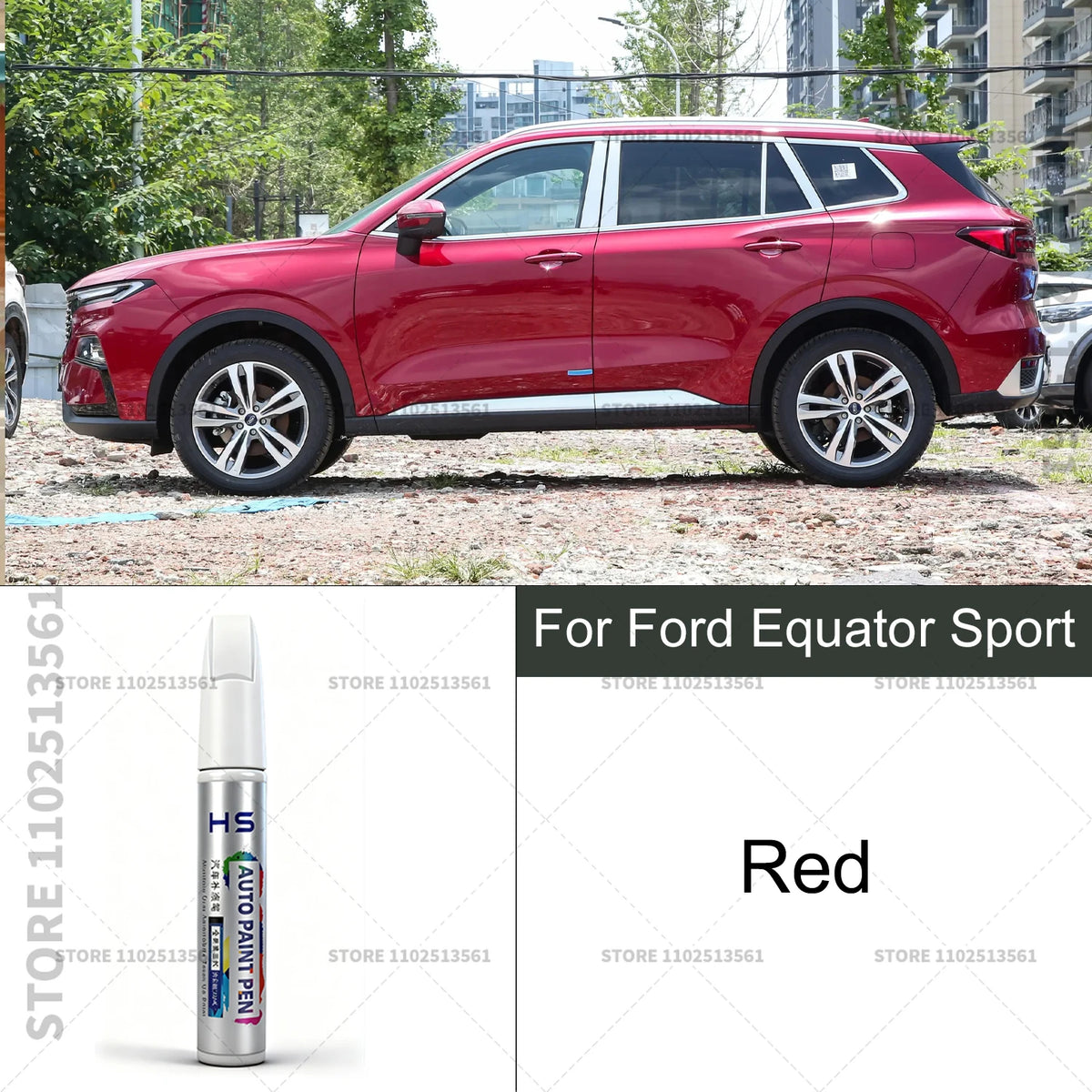 For Ford Territory Equator Sport Car Paint Repair Pen Touch Up Scratch Remover DIY Aut close-up view