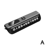 Multi-functional Car Phone Number Plate Decoration Vehicle Number Plate Temporary Parking Number Plate Car Accessories