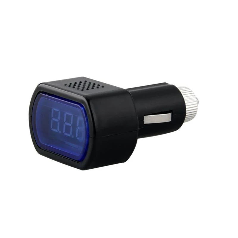 Voltmeter LCD Cigarette Lighter Voltage Digital Panel Meter Monitor Auto Car Truck