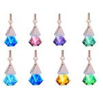 Car Hanging Glass Perfume Diffuser | Empty Aromatherapy Bottle for Auto additional angle